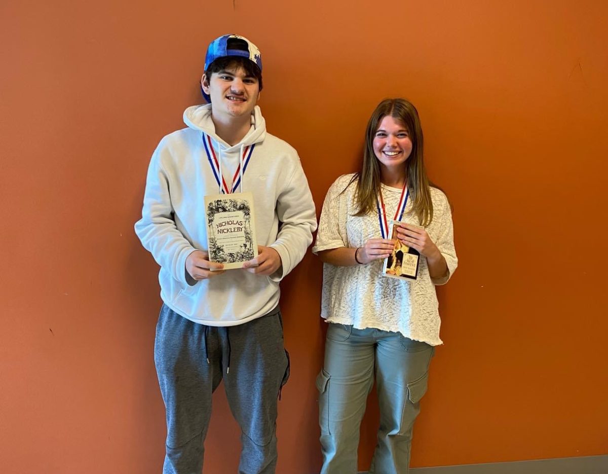 Galileo's Academic Aces! Junior Carter Wilson and senior Sophia Markowitz bring their A-game at Blacksburg High School, Saturday, October 12th.